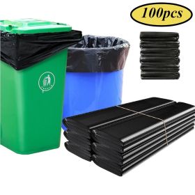 1.7mil 33 Gallon Trash Bags - Thick Heavy Duty Black Trash Bags for Yard, Lawn, Home and Business (100 Count) 32" x 39"