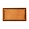 Welcome Doormats Natural Coco Coir Mats with Non Slip PVC Backing Indoor Outdoor Mats for Home & Office Floor Mats for Door Decor Plain Entry Mat with