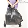 1.7mil 33 Gallon Trash Bags - Thick Heavy Duty Black Trash Bags for Yard, Lawn, Home and Business (100 Count) 32" x 39"