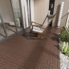 ZZ Style 12" Patio Deck Tiles, DIY Module Interlocking Decking Tiles Floor Tile