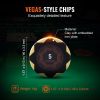 VEVOR Poker Chip Set, 300-Piece Poker Set, Complete Poker Playing Game Set with Carrying Case, Heavyweight 14 Gram Casino Clay Chips, Cards