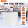 VEVOR Portable Tradeshow Podium Table, 51.18" x 18.31" x 37.4", Display Exhibition Counter Stand Booth Fair with Wall
