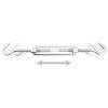 5 Piece Sunshade Sail Mounting Kit Stainless Steel