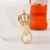 1pc, Crown Bottle Opener - Zinc Alloy Metal for Beer, Wine, and Juice - Perfect for Bars, Pubs, Clubs, Restaurants