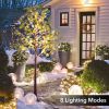 5.9ft Lighted Artificial Olive Tree with LED Fairy Lights with LED Fairy Lights for Garden Patio Front door Party Indoor Outdoor Decor