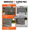 VEVOR Retractable Side Awning, 63''x 236'' Full Aluminum Rust-Proof Patio Sunshine Screen, Outdoor Privacy Divider & Wind Screen, Works for Courtyard