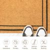 Welcome Doormats Natural Coco Coir Mats with Non Slip PVC Backing Indoor Outdoor Mats for Home & Office Floor Mats for Door Decor Plain Entry Mat with