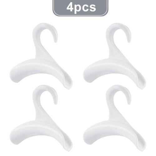 4/6pcs Creative Arched Hanger Hook Durable Hand Bag Hanger Clothes Hooks Hats Necktie Shelf Hanging Rack Home Storage Supplies