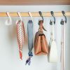 4/6pcs Creative Arched Hanger Hook Durable Hand Bag Hanger Clothes Hooks Hats Necktie Shelf Hanging Rack Home Storage Supplies